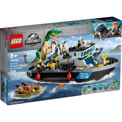 Lego Jurassic World Barionyks i ucieczka łodzią 76942