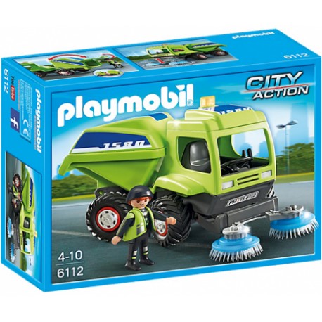 Playmobil City Action Zamiatarka miejska 6112