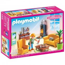 Playmobil Dollhouse Salon z kominkiem 5308