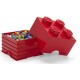 Pojemnik Lego Klocek 4, czerwony 40031730